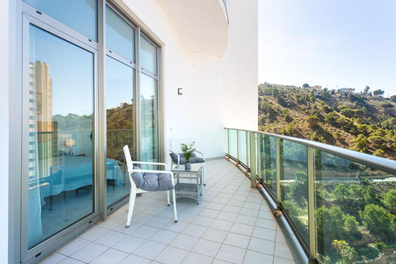 Skyline 10 Gran Terraza Privada Con Vistas Espectaculares Apartment Benidorm Bagian luar foto